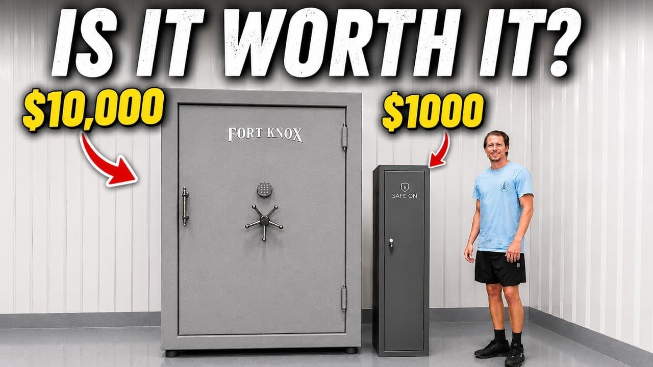 $10,000 vs $1000 Safe | Fort knox Review
