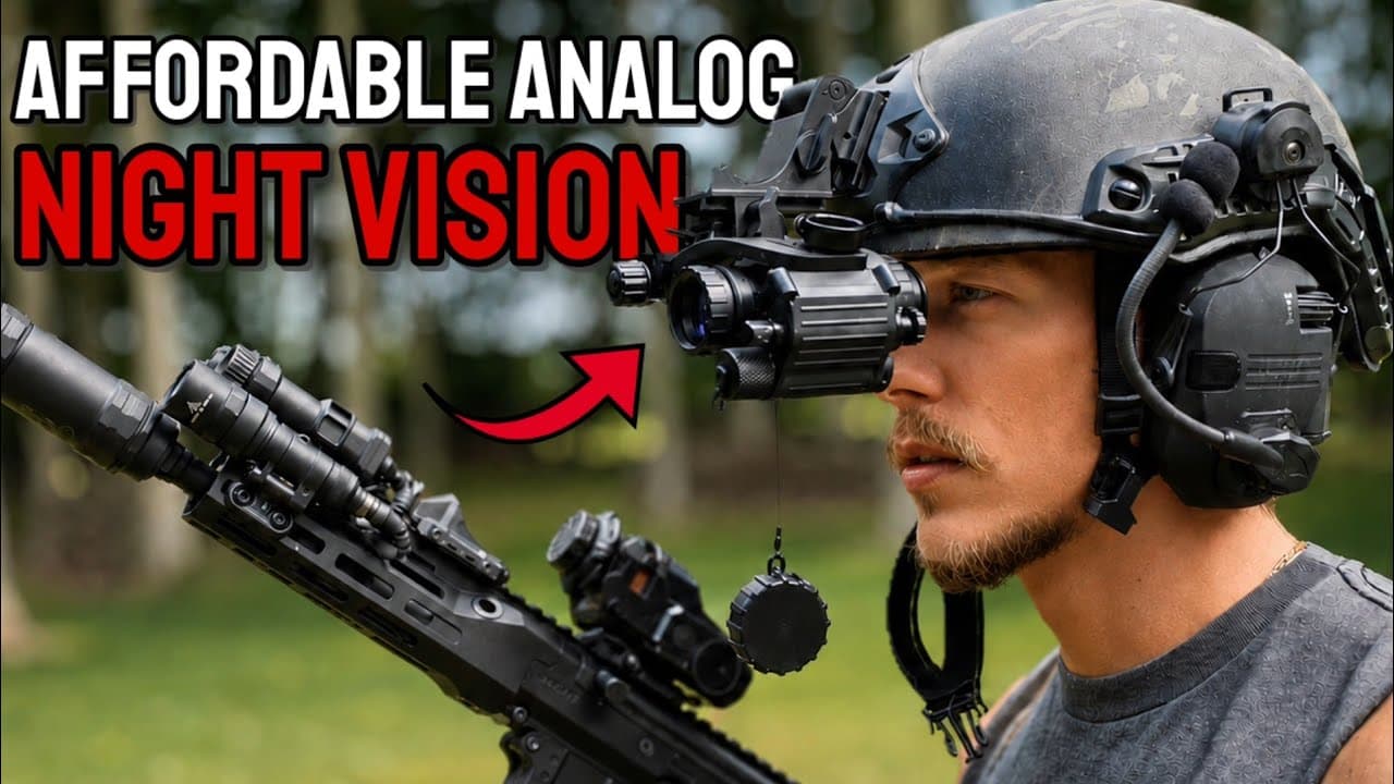 Budget White Phosphor Night Vision That Doesn't Suck | Parish Optic PVS-14