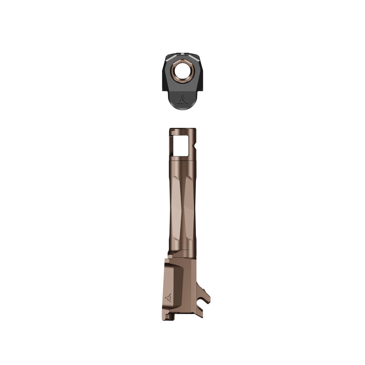 Radian Weapons Afterburner + Ramjet Barrel and Compensator 9mm Fits Sig Sauer P365, Bronze/Black