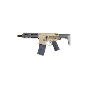 Q LLC Honey Badger 300 AAC Blackout 7" 30rd Semi-Auto Short Barrel Rifle - M-LOK - FDE / Tungsten
