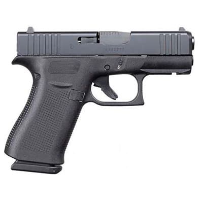 43x 9mm Luger Semi-Auto Handgun W/Front Rails - 43x 9mm Luger 3.39''''bbl (2)15rd Mags W/Front Rails Black Us